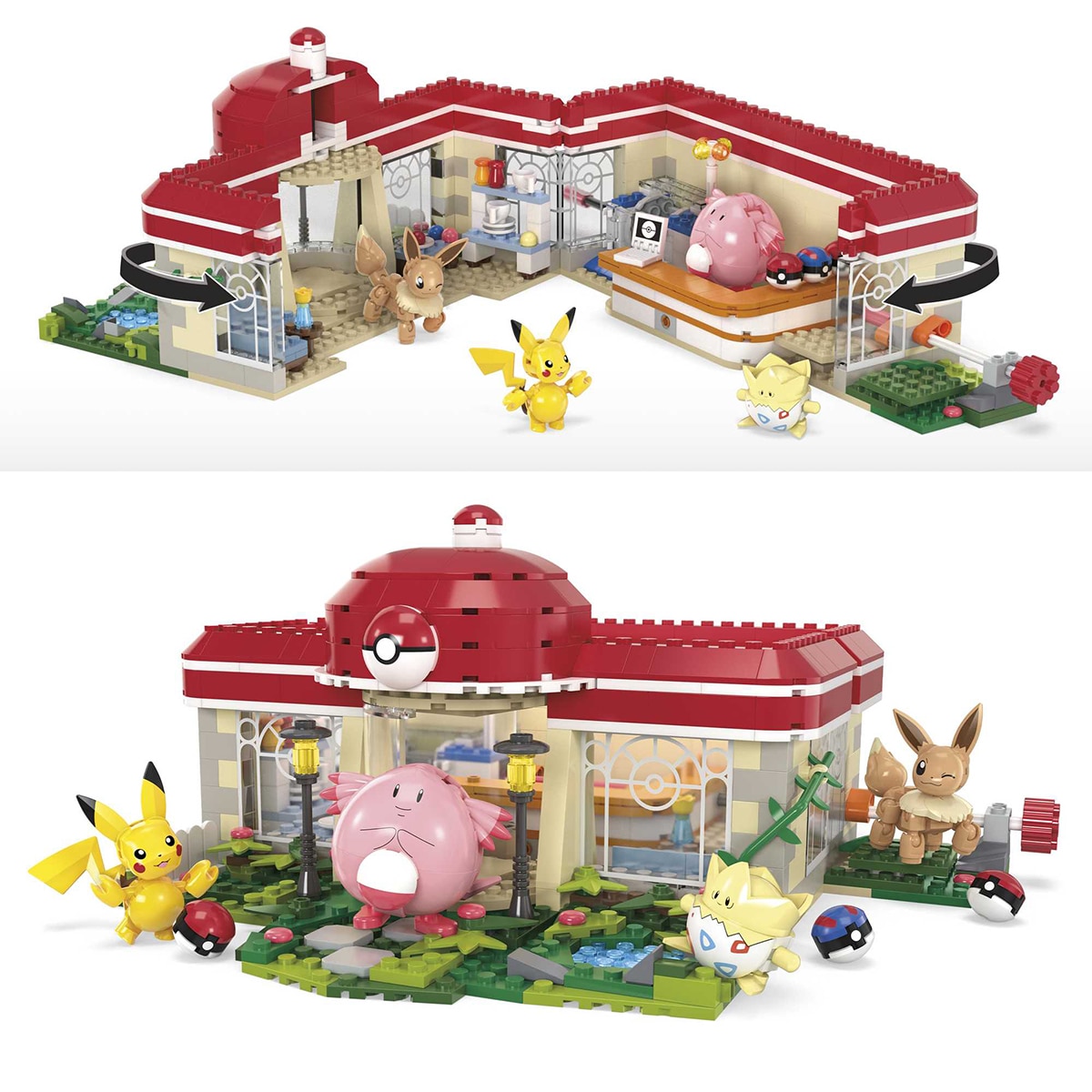 Bloques de construcción Pokémon Centro Pokemon Mega 4