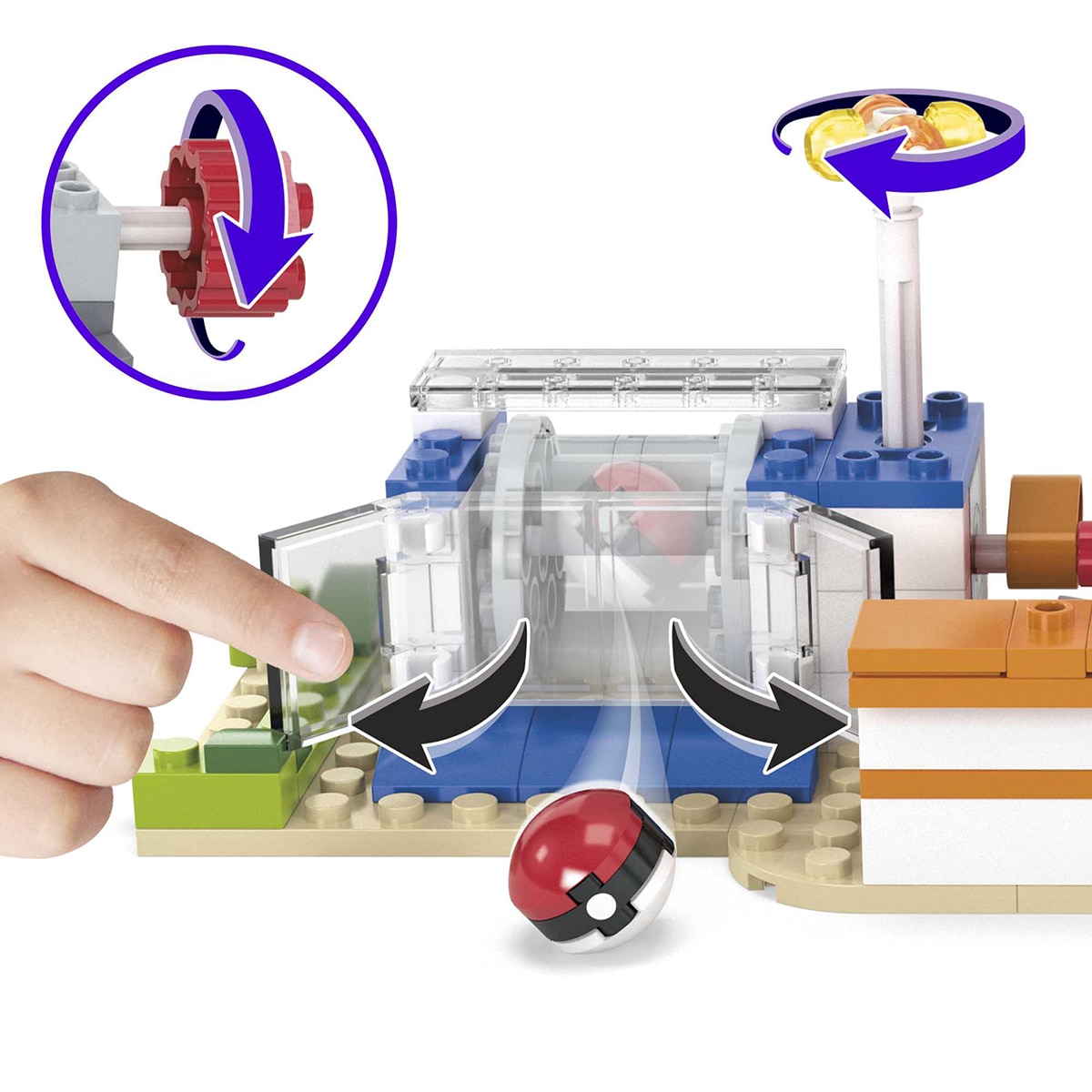 Bloques de construcción Pokémon Centro Pokemon Mega 5