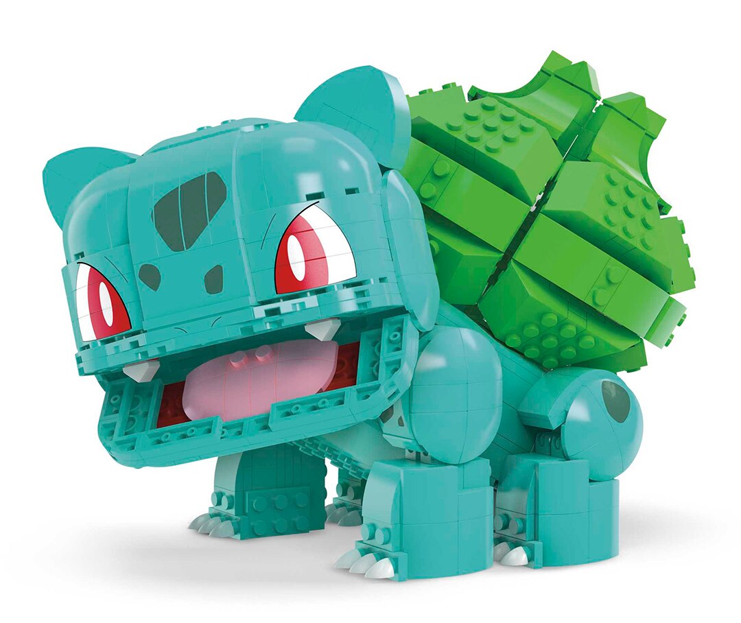 Bloques de construcción Pokémon Bulbasaur gigante Mega 5