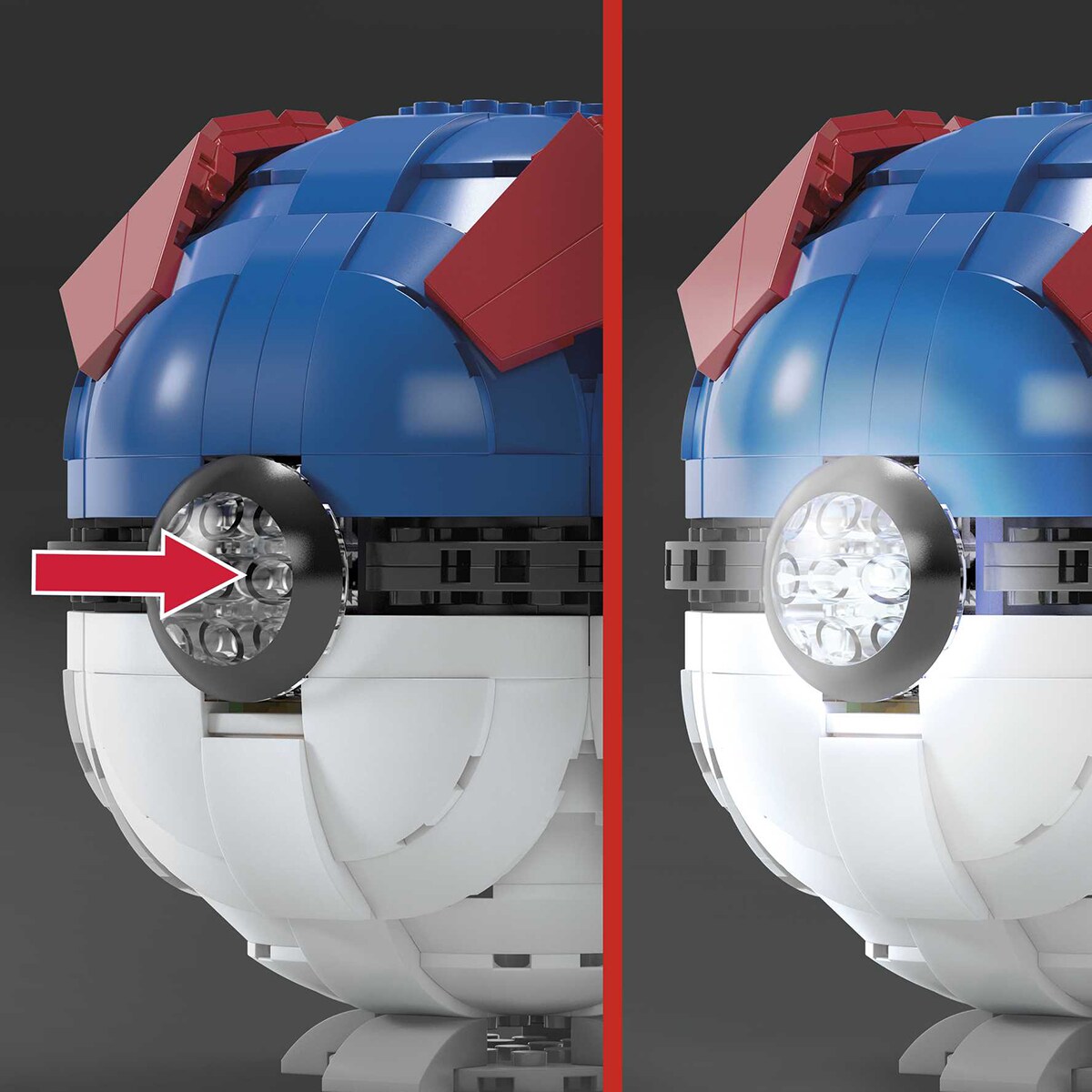 Bloques de construcción Pokémon Superball gigante Mega 4