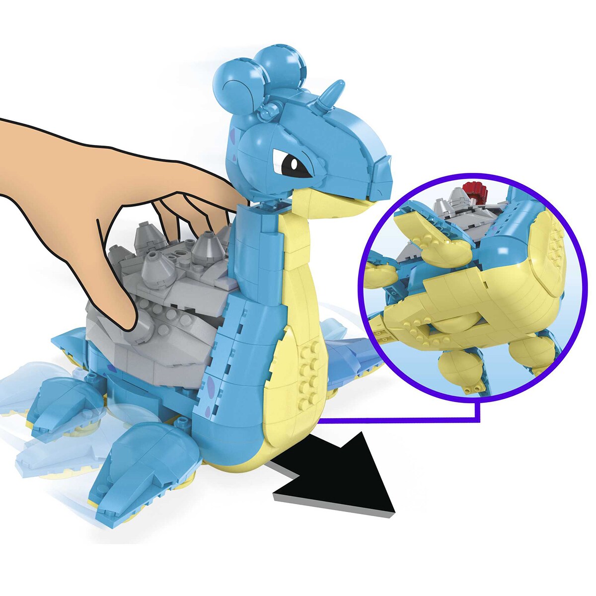 Bloques de construcción Pokémon Lapras Mega 2