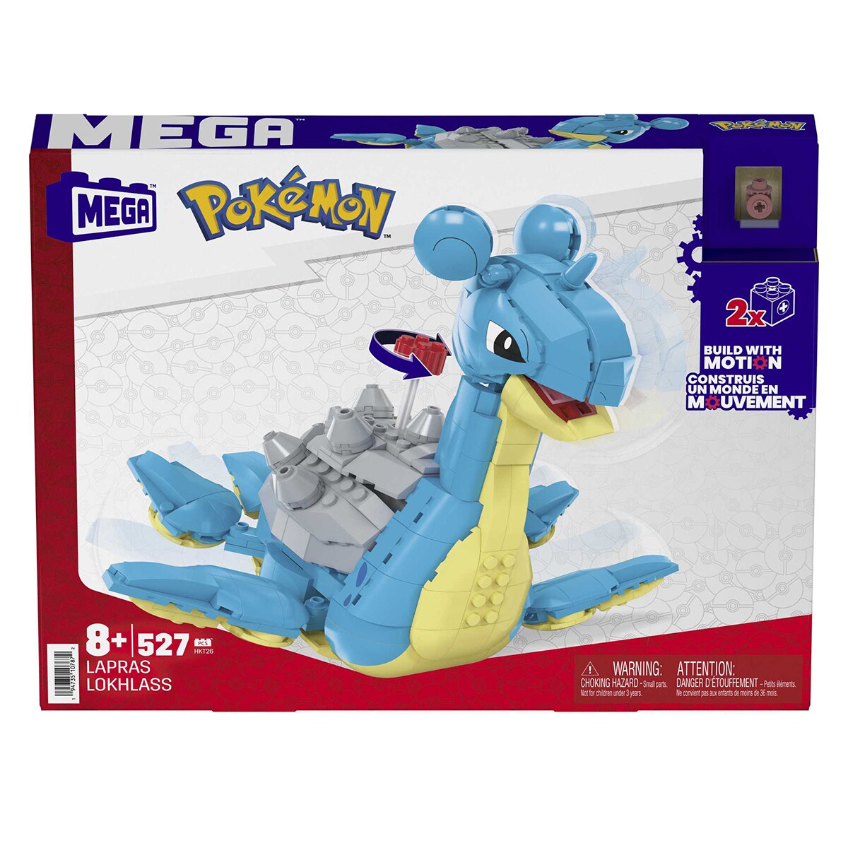 Bloques de construcción Pokémon Lapras Mega 6