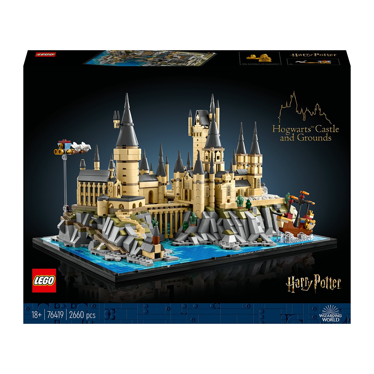 Imagen 0 de Maqueta para construir Castillo y terrenos de Hogwarts Wizarding World LEGO Harry Potter - 76419
