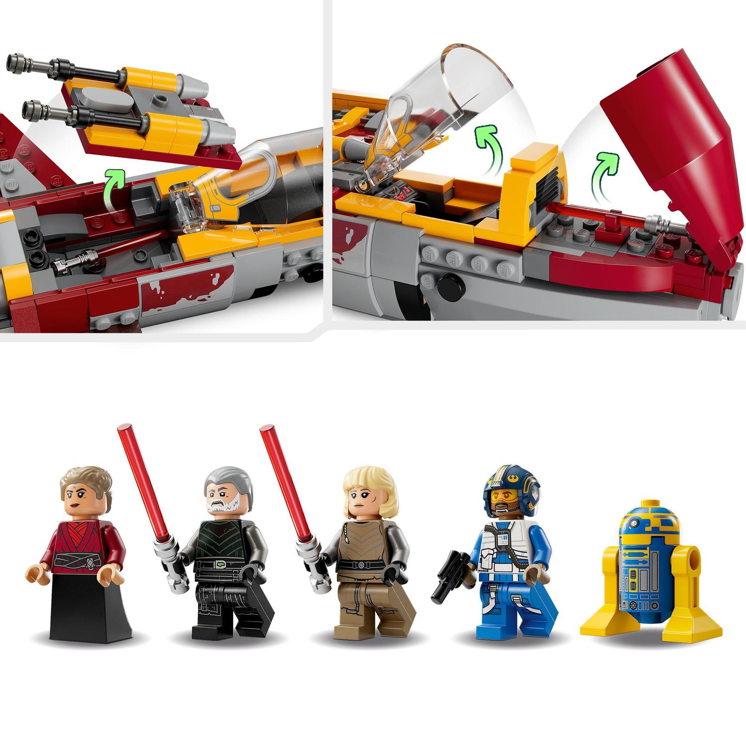 Vehículo para construir Ala-E de la Nueva República vs. Caza Estelar de Shin Hati LEGO Star Wars - 75364 3
