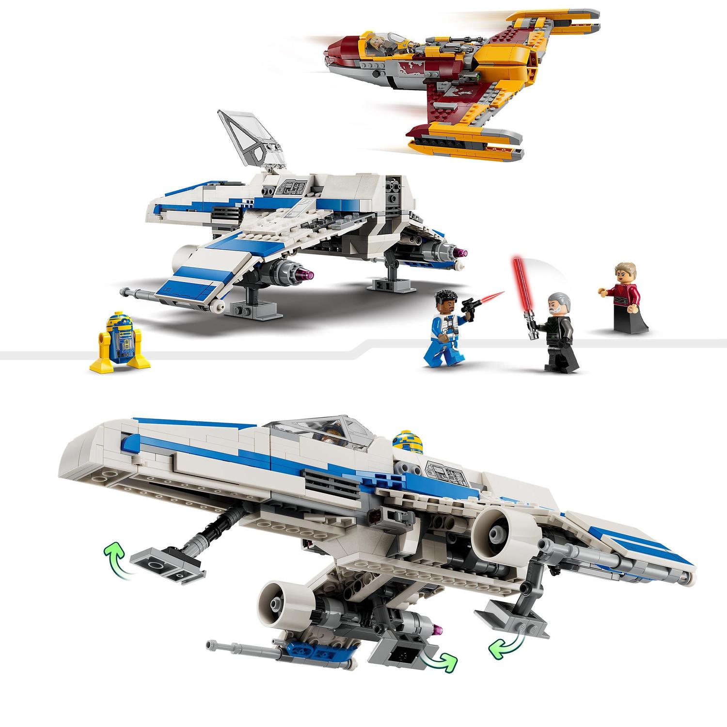 Vehículo para construir Ala-E de la Nueva República vs. Caza Estelar de Shin Hati LEGO Star Wars - 75364 5