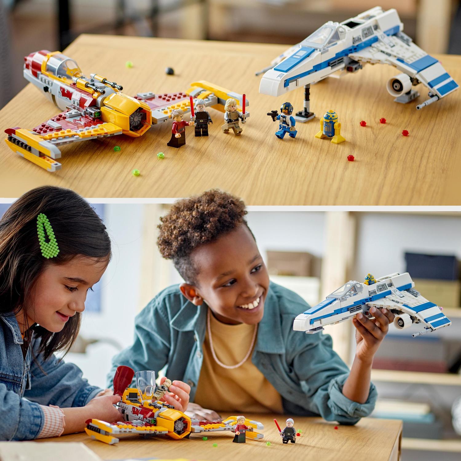Vehículo para construir Ala-E de la Nueva República vs. Caza Estelar de Shin Hati LEGO Star Wars - 75364 6