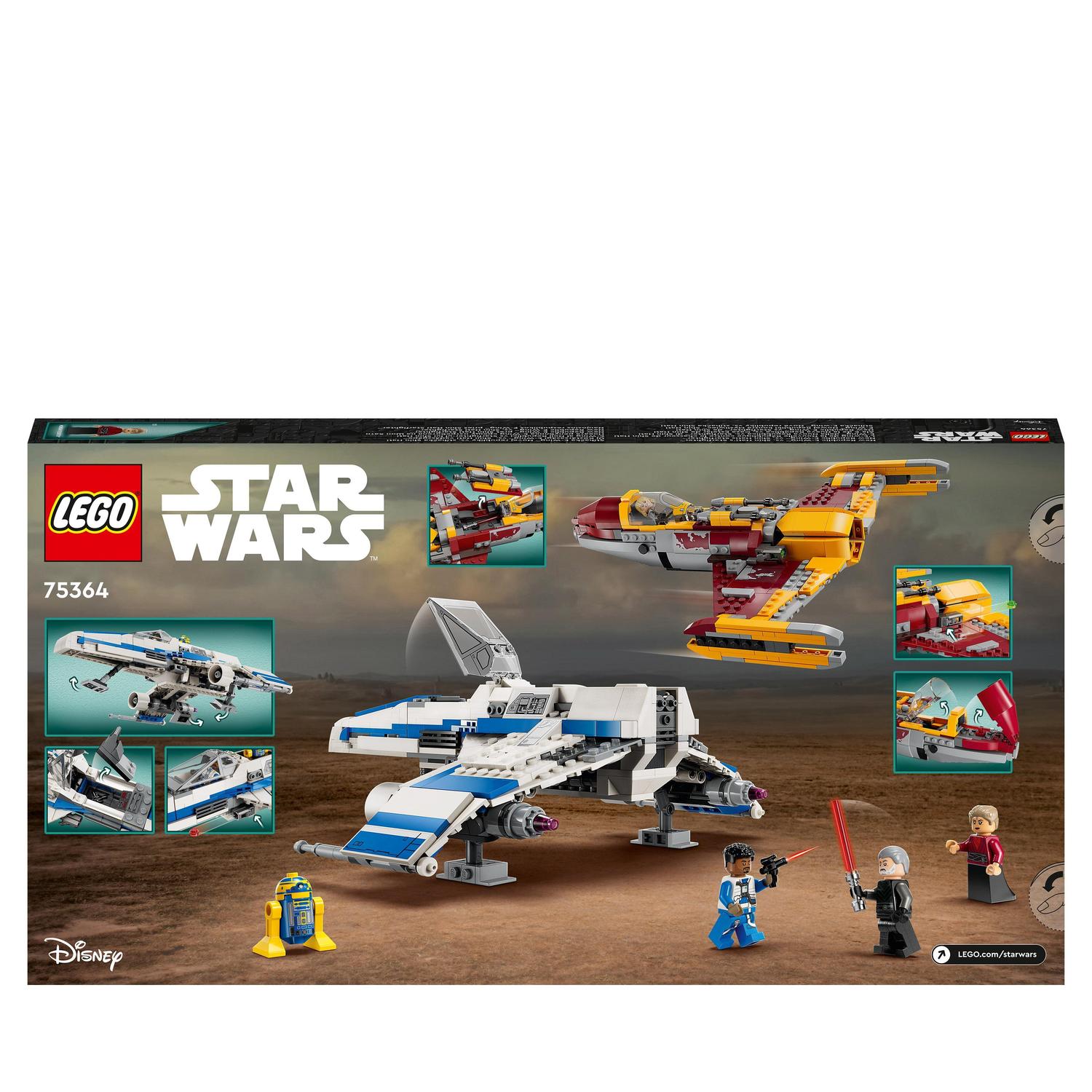 Vehículo para construir Ala-E de la Nueva República vs. Caza Estelar de Shin Hati LEGO Star Wars - 75364 8