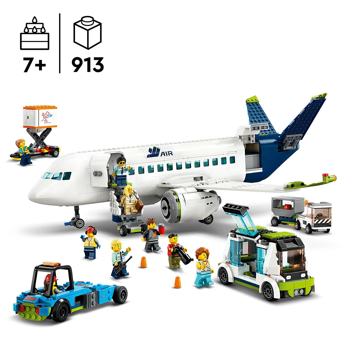Vehículo de juguete para construir Avión de pasajeros LEGO City - 60367 5