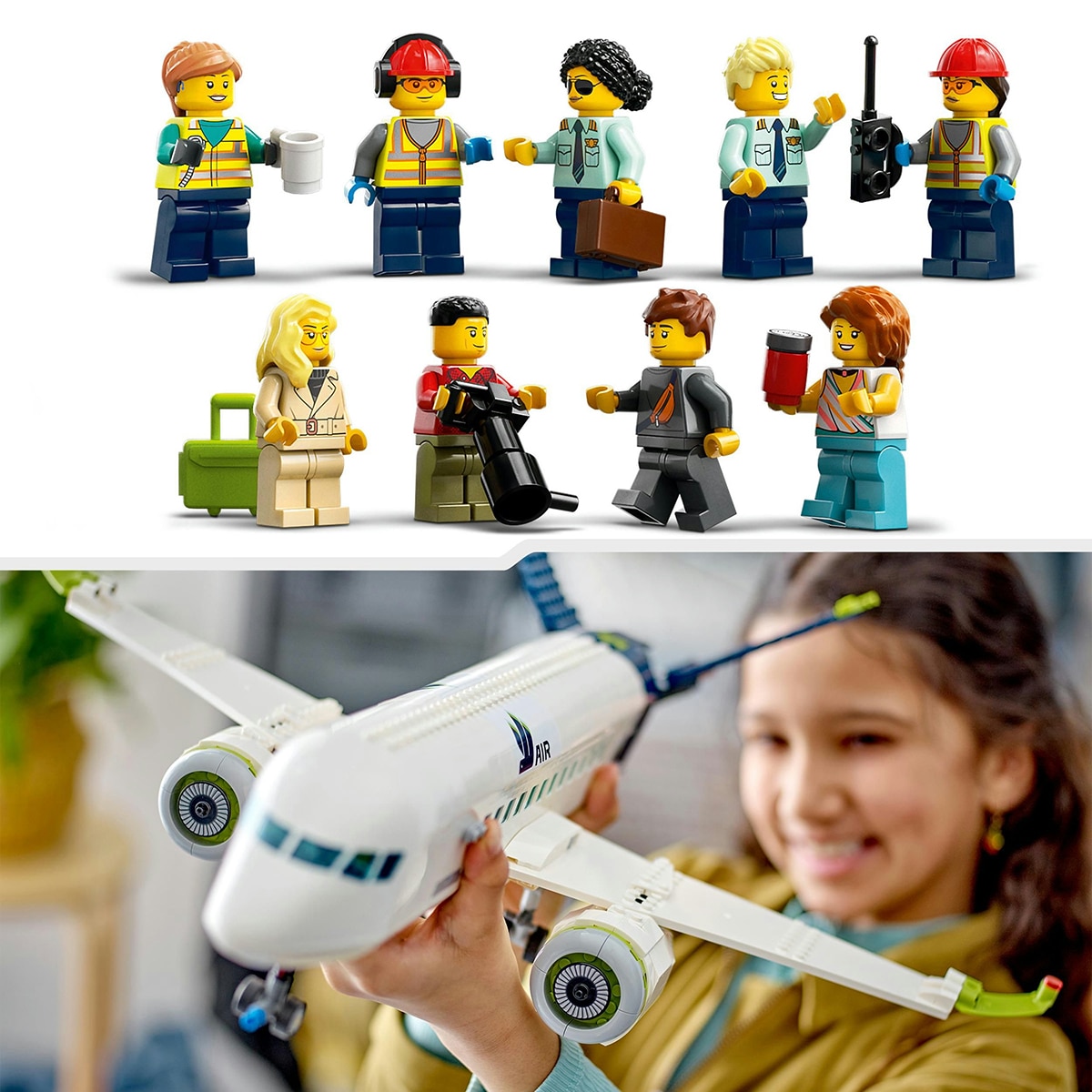 Vehículo de juguete para construir Avión de pasajeros LEGO City - 60367 8