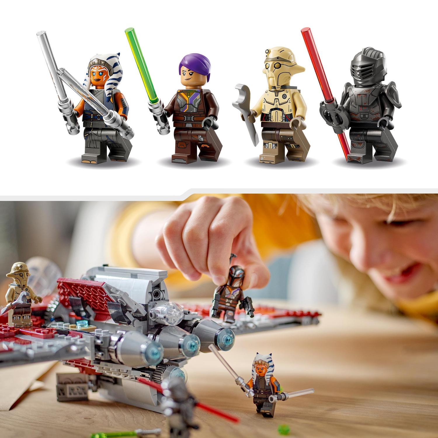 Nave para construir Lanzadera Jedi T-6 de Ahsoka Tano LEGO Star Wars - 75362 3