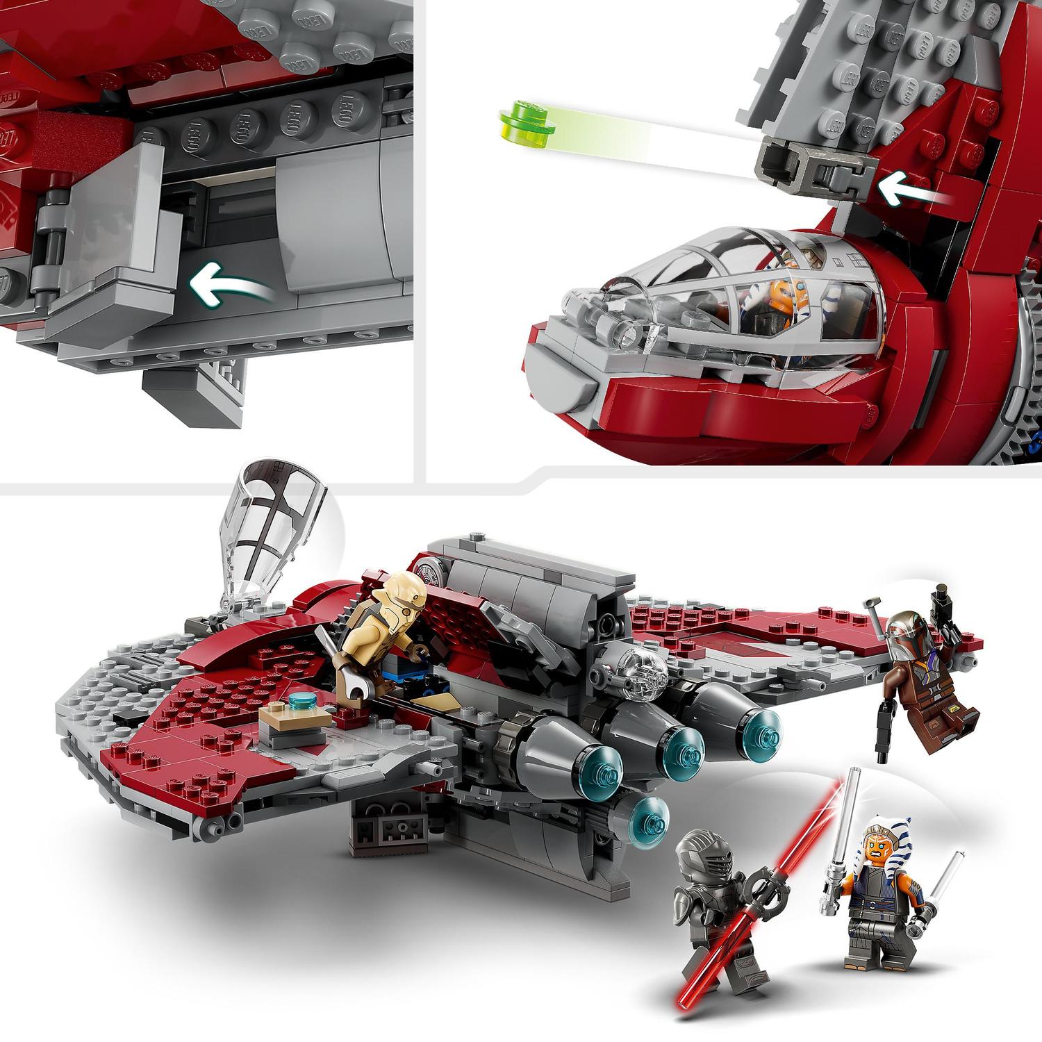 Nave para construir Lanzadera Jedi T-6 de Ahsoka Tano LEGO Star Wars - 75362 5