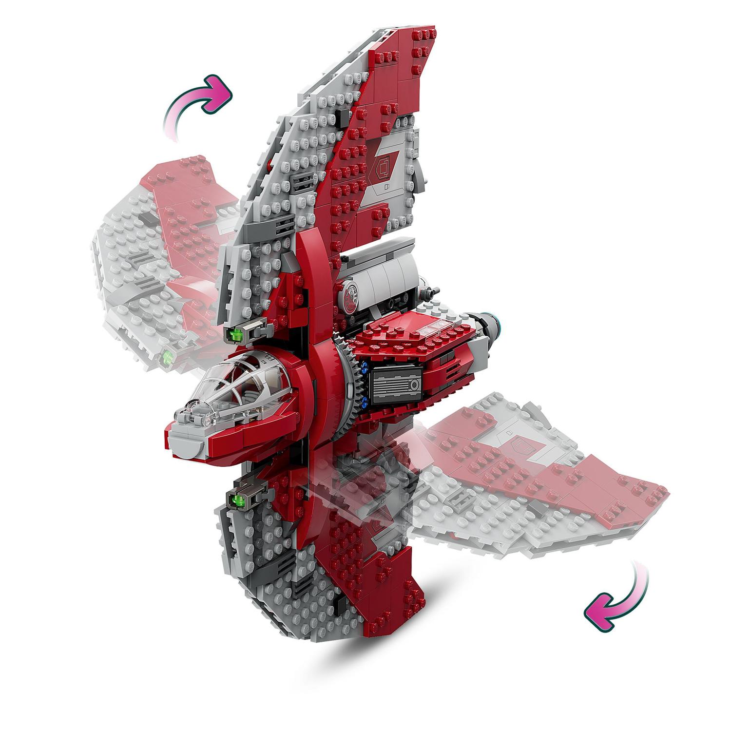 Nave para construir Lanzadera Jedi T-6 de Ahsoka Tano LEGO Star Wars - 75362 6