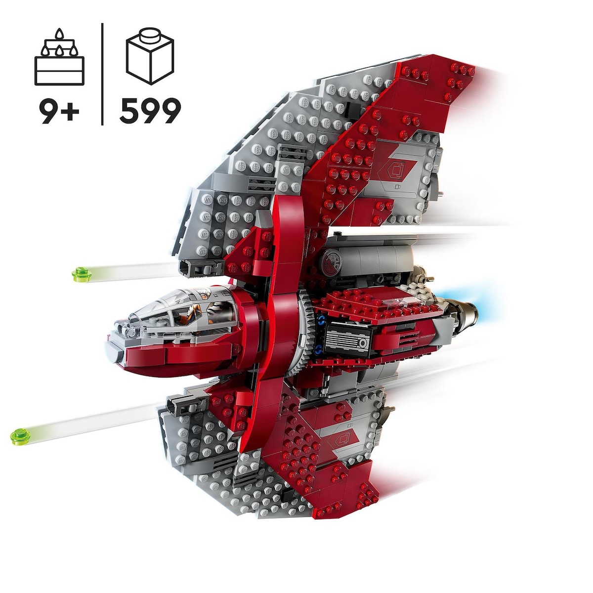 Nave para construir Lanzadera Jedi T-6 de Ahsoka Tano LEGO Star Wars - 75362 7