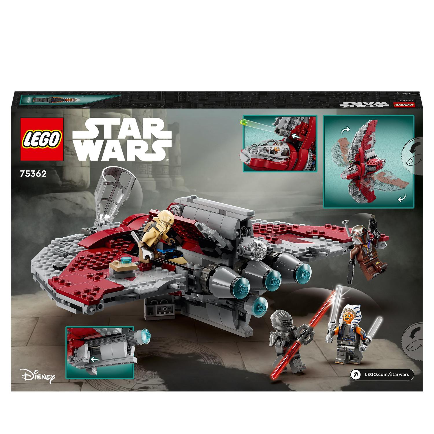 Nave para construir Lanzadera Jedi T-6 de Ahsoka Tano LEGO Star Wars - 75362 8