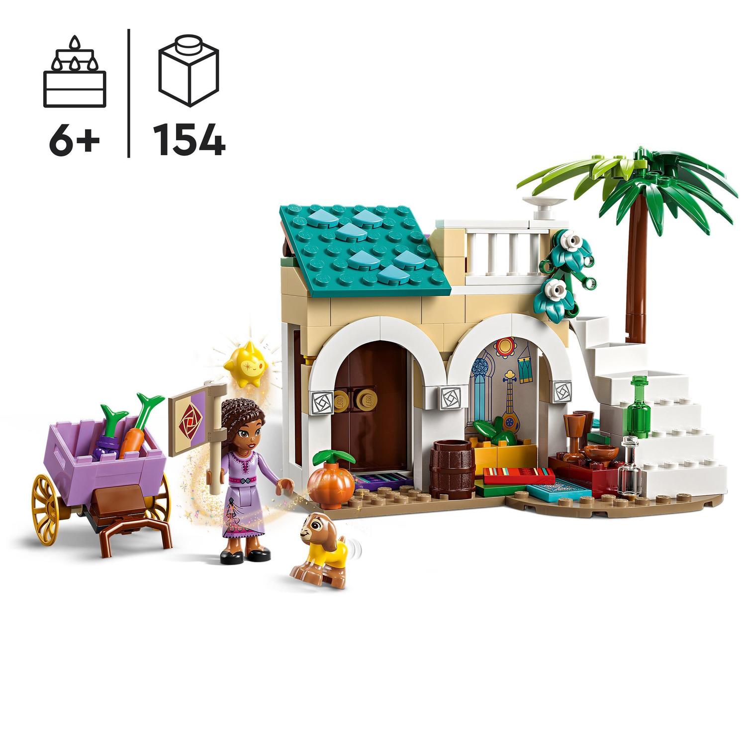 Juego de construcciones Asha en la Ciudad de Rosas LEGO Wish Disney Princess - 43223 3