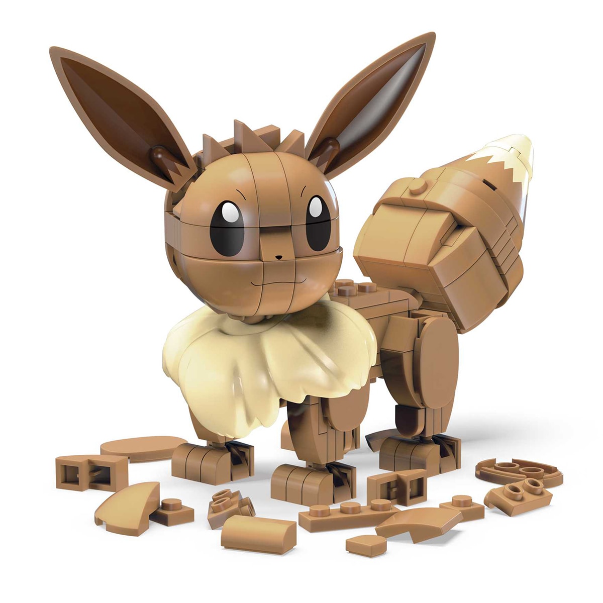 Juego de construcciones MEGA Construx Pokémon Construye y muestra Eeve Mattel 3