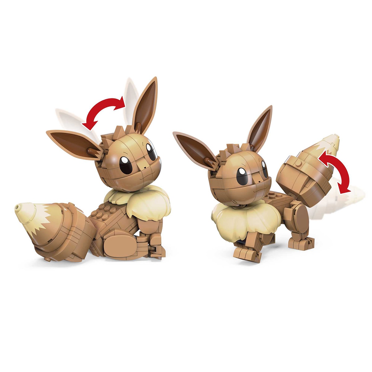 Juego de construcciones MEGA Construx Pokémon Construye y muestra Eeve Mattel 4