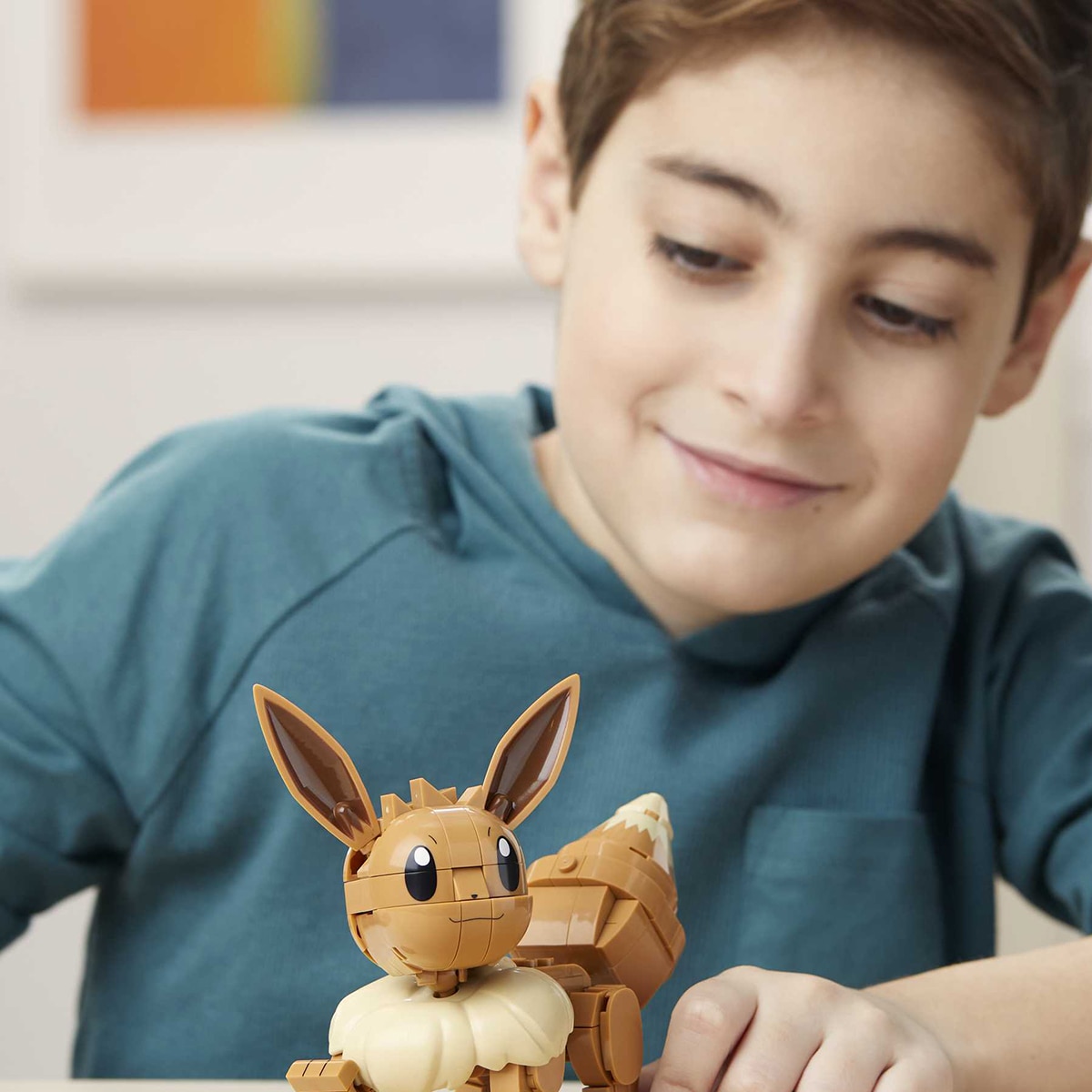 Juego de construcciones MEGA Construx Pokémon Construye y muestra Eeve Mattel 6
