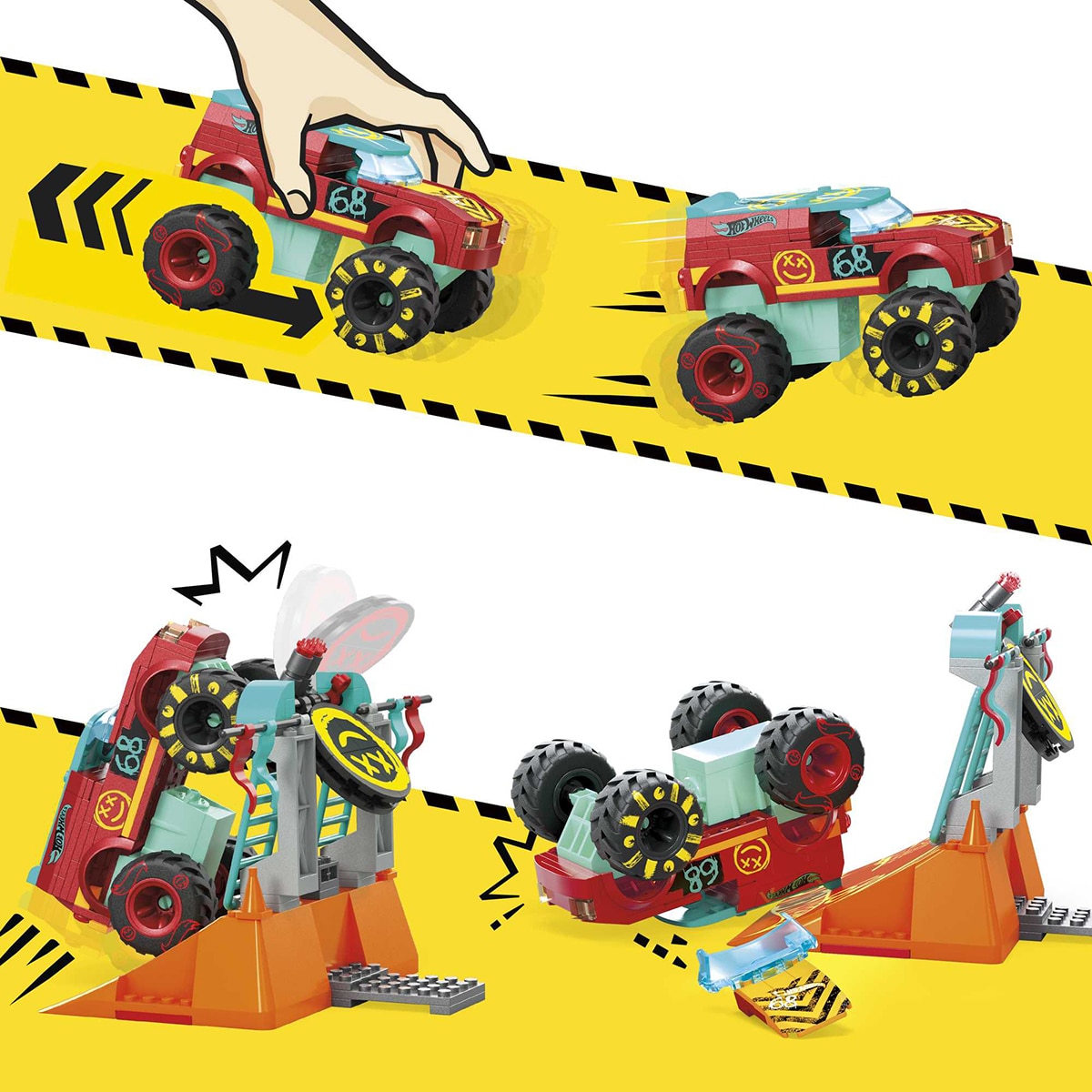 Juego de construcciones MEGA Construx Hot Wheels Pista Demo Derby Mattel 4