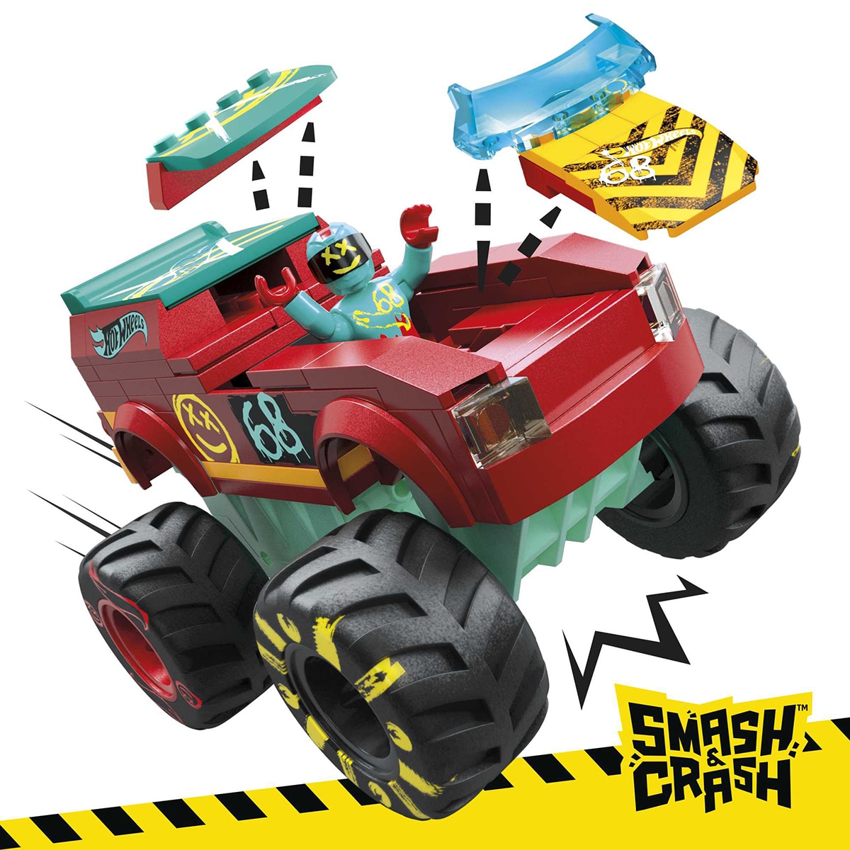 Juego de construcciones MEGA Construx Hot Wheels Pista Demo Derby Mattel 6