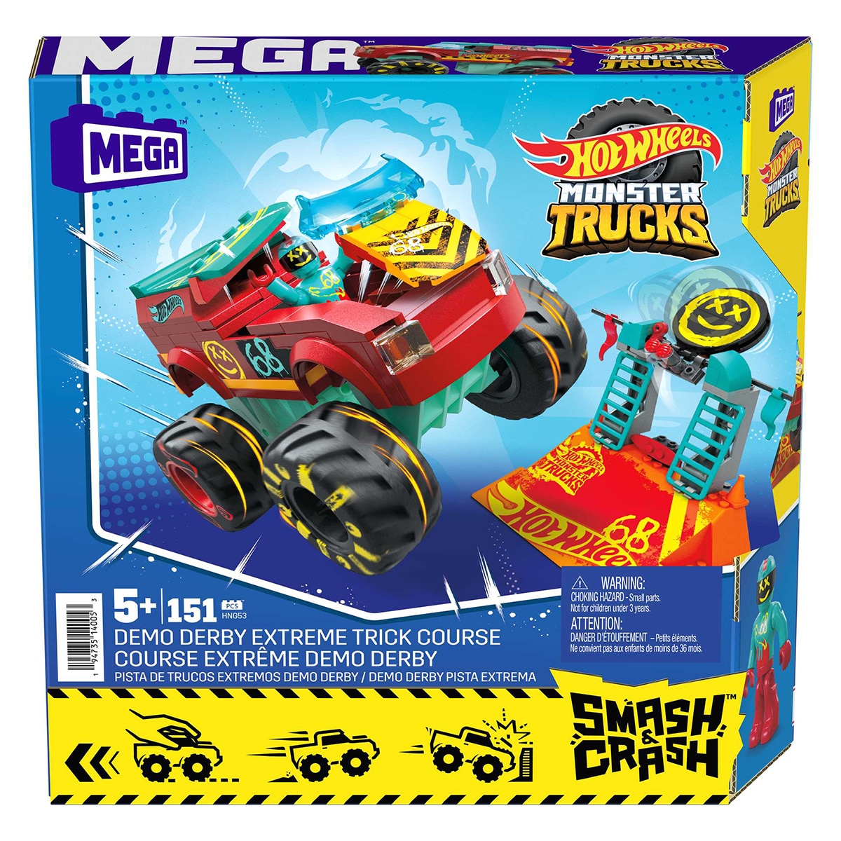 Juego de construcciones MEGA Construx Hot Wheels Pista Demo Derby Mattel 7