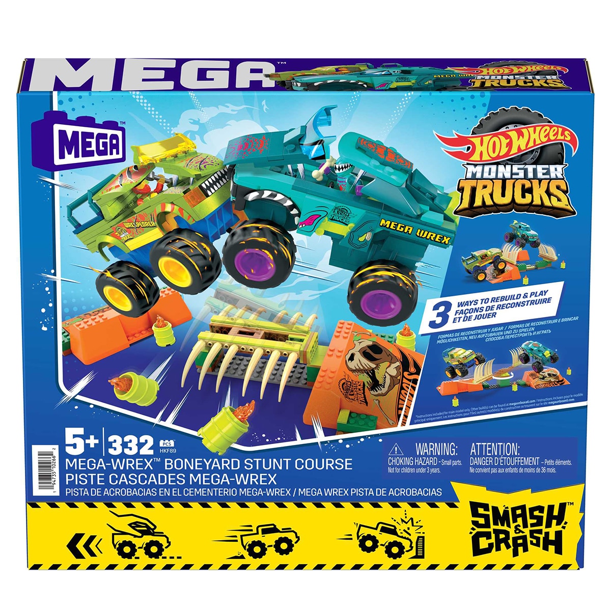 Juego de construcciones MEGA Construx Hot Wheels Mega Wrex Mattel 6