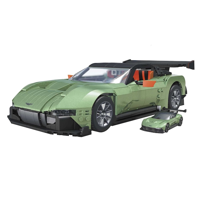 Coche de bloques de construcción Coleccionistas Aston Martin Hot Wheels Mega Construx