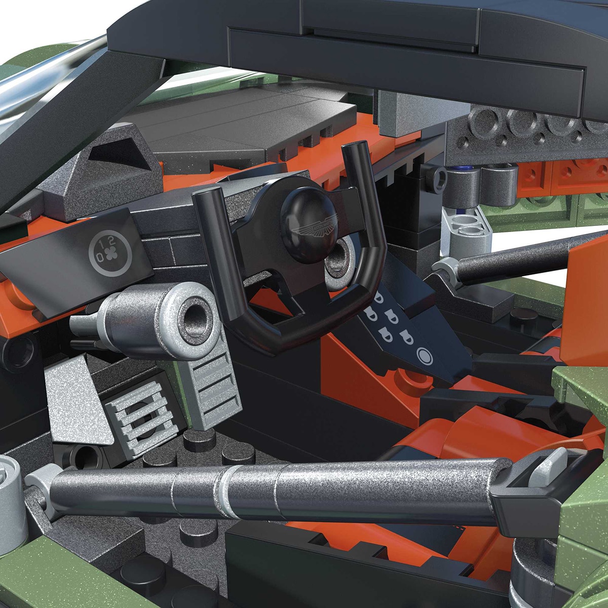 Coche de bloques de construcción Coleccionistas Aston Martin Hot Wheels Mega Construx 6