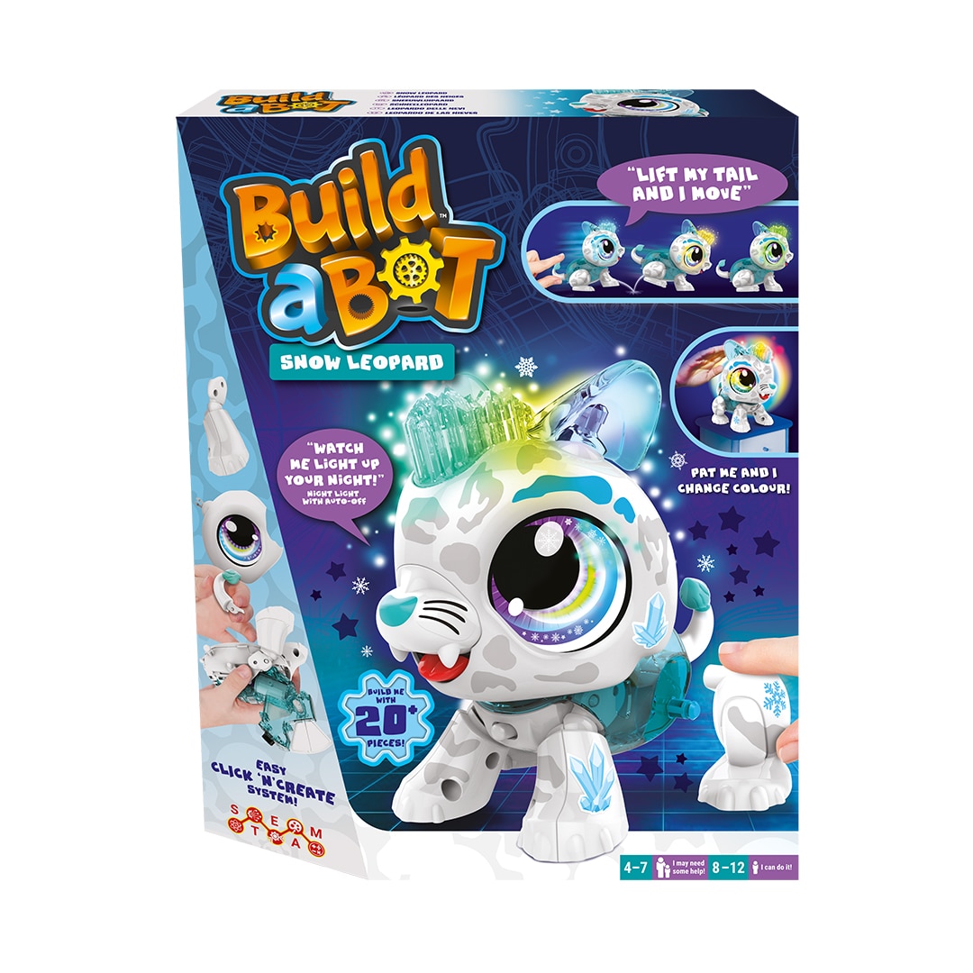 Build a Bot Light Snow Leopard Goliath Games 2