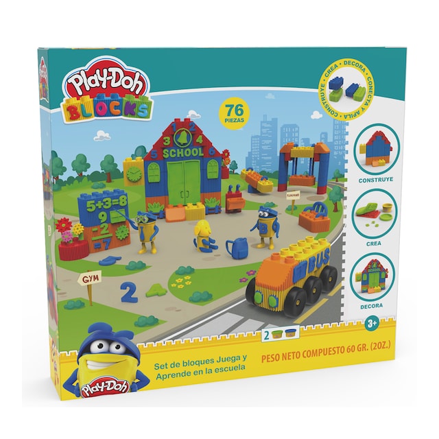 Set de bloques escuela de Play-doh