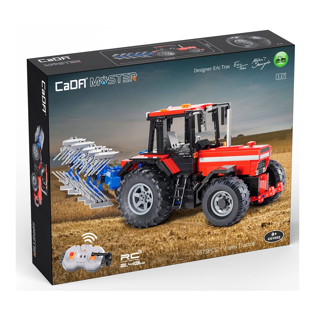 Juego de construcción CaDA Master: Tractor Deqube 1