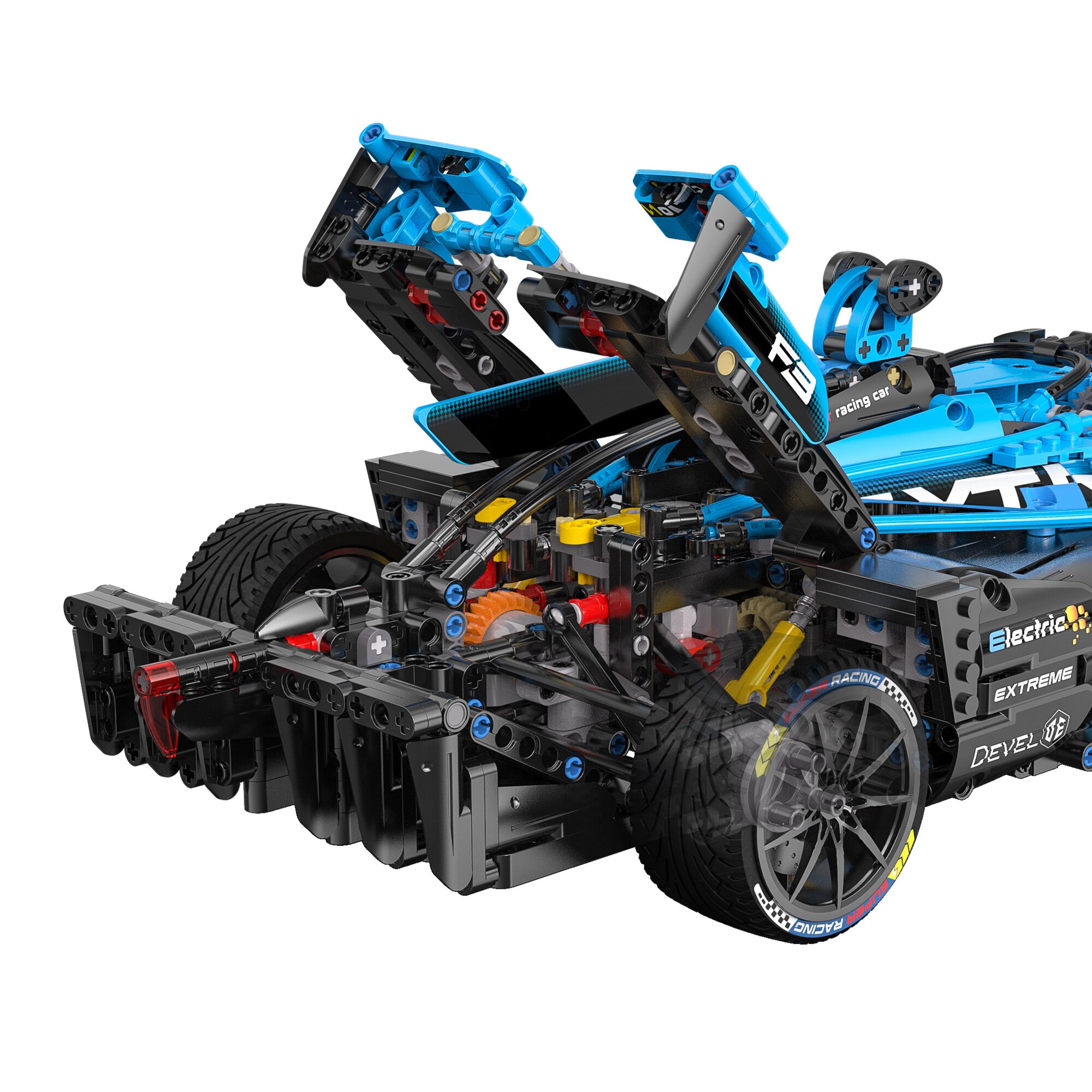 Juego de construcción CaDA: Electric Super Racing Car Deqube 6