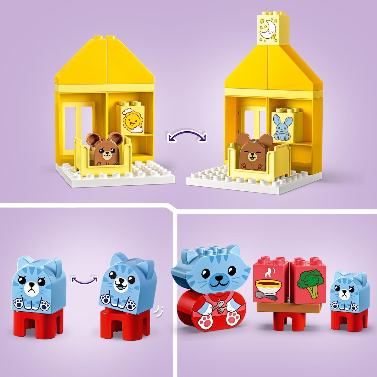 Juguete de construcción Rutinas Diarias: Comer y Dormir LEGO DUPLO My First - 10414 4