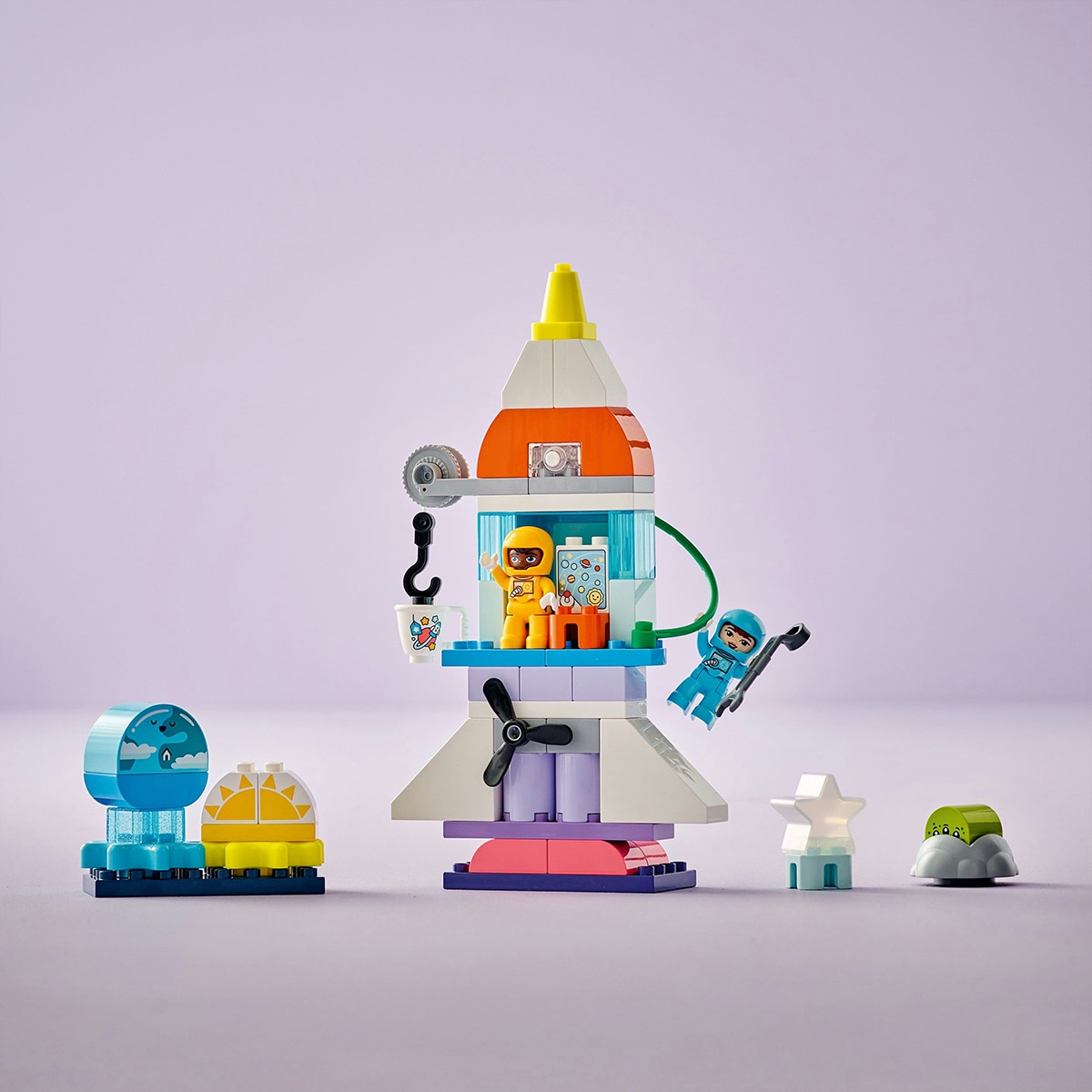 Juguete de construcción Aventura en Lanzadera Espacial 3en1 LEGO DUPLO Town - 10422 8