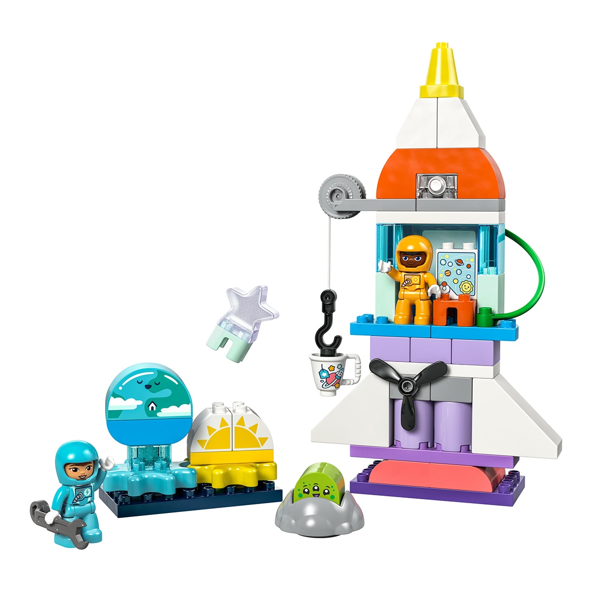 Juguete de construcción Aventura en Lanzadera Espacial 3en1 LEGO DUPLO Town - 10422 9