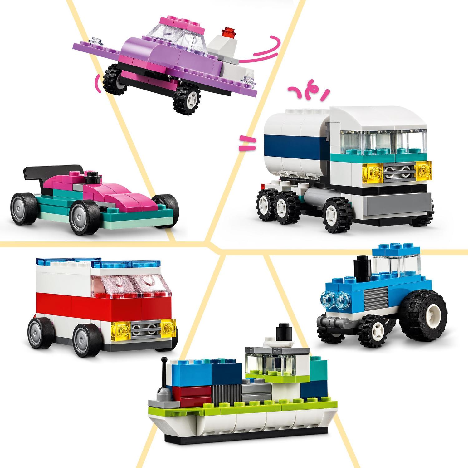 Juguete de construcción Vehículos Creativos LEGO  Classic - 11036 5