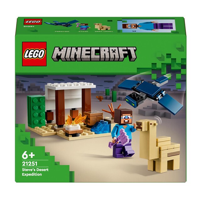 Juguete de construcción La Expedición de Steve al Desierto LEGO Minecraft