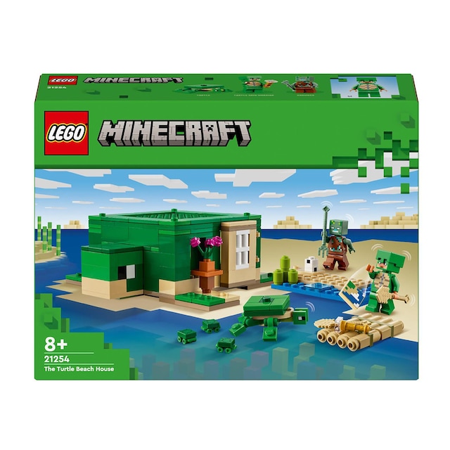 Juguete de construcción La Casa-Tortuga de la Playa LEGO Minecraft