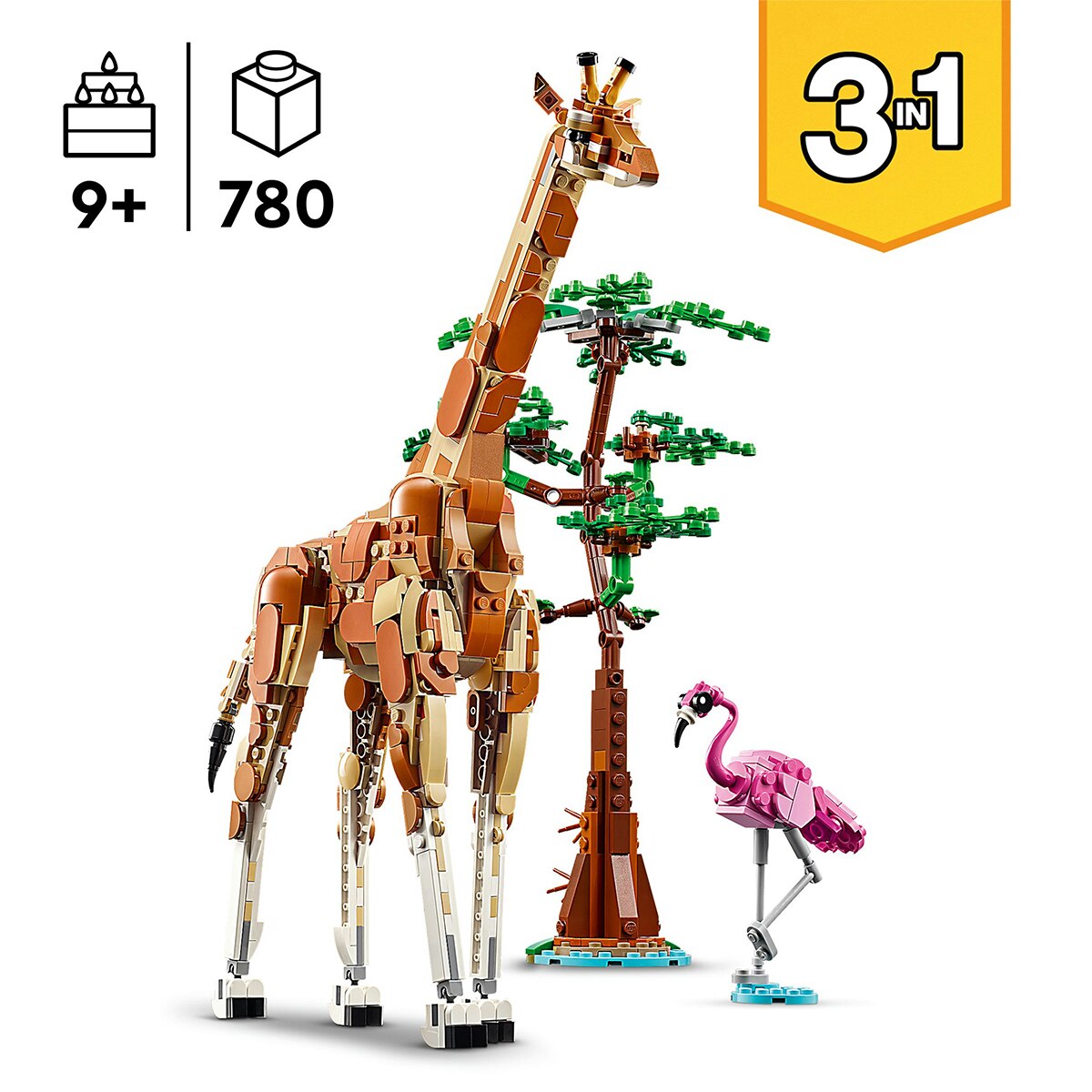 Animais Selvagens do Safari  Lego Creator 4