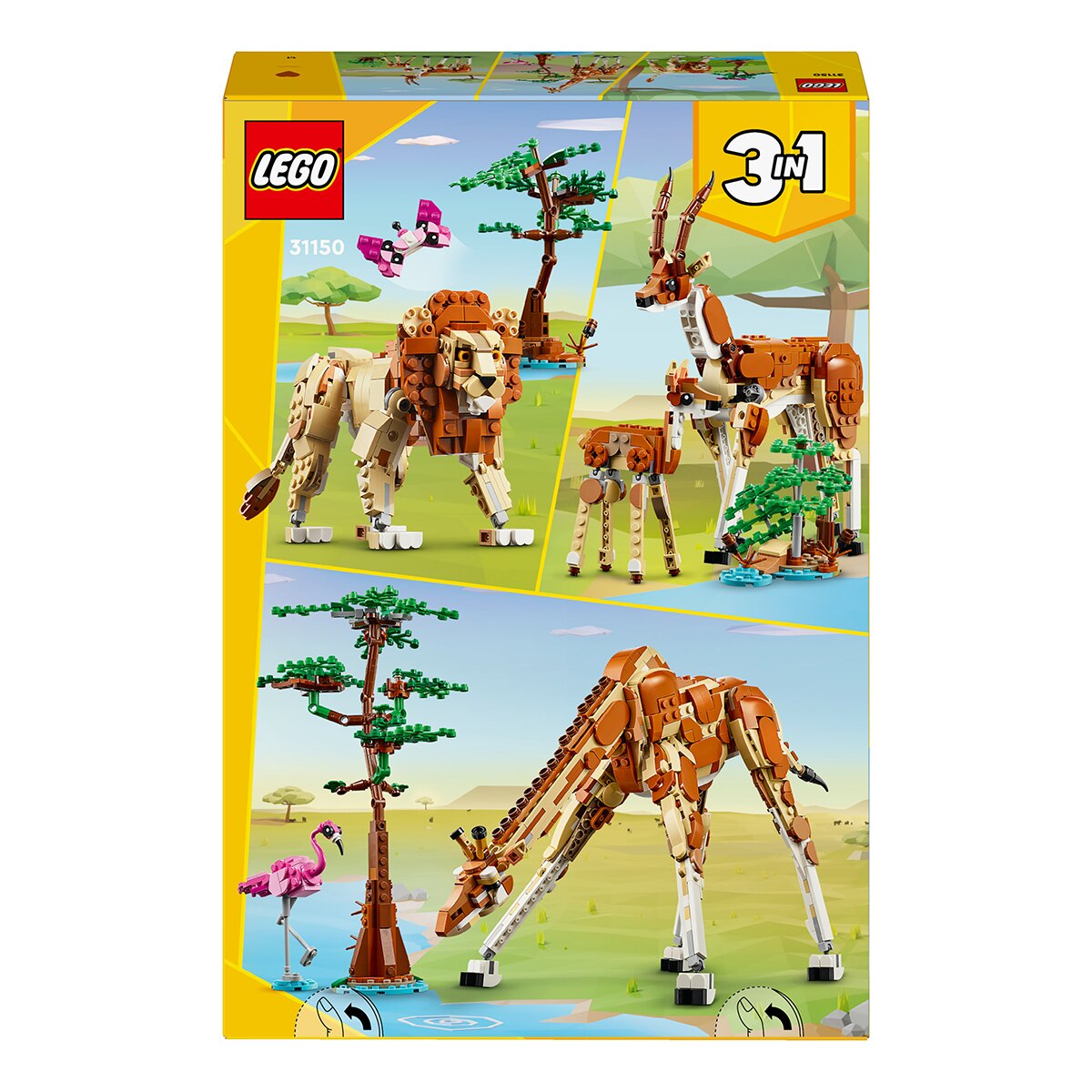 Animais Selvagens do Safari  Lego Creator 9