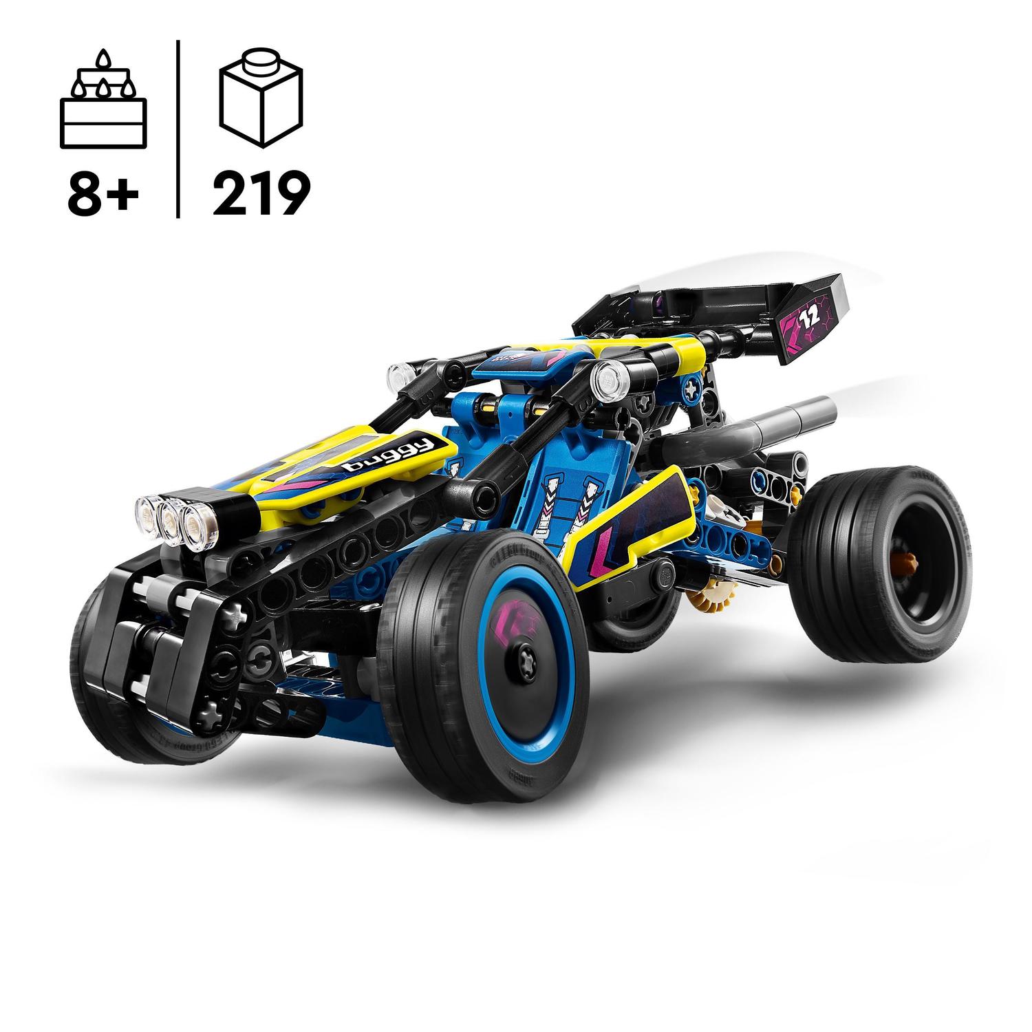 Buggy de Corrida Todo-o-Terreno Lego Technic 3