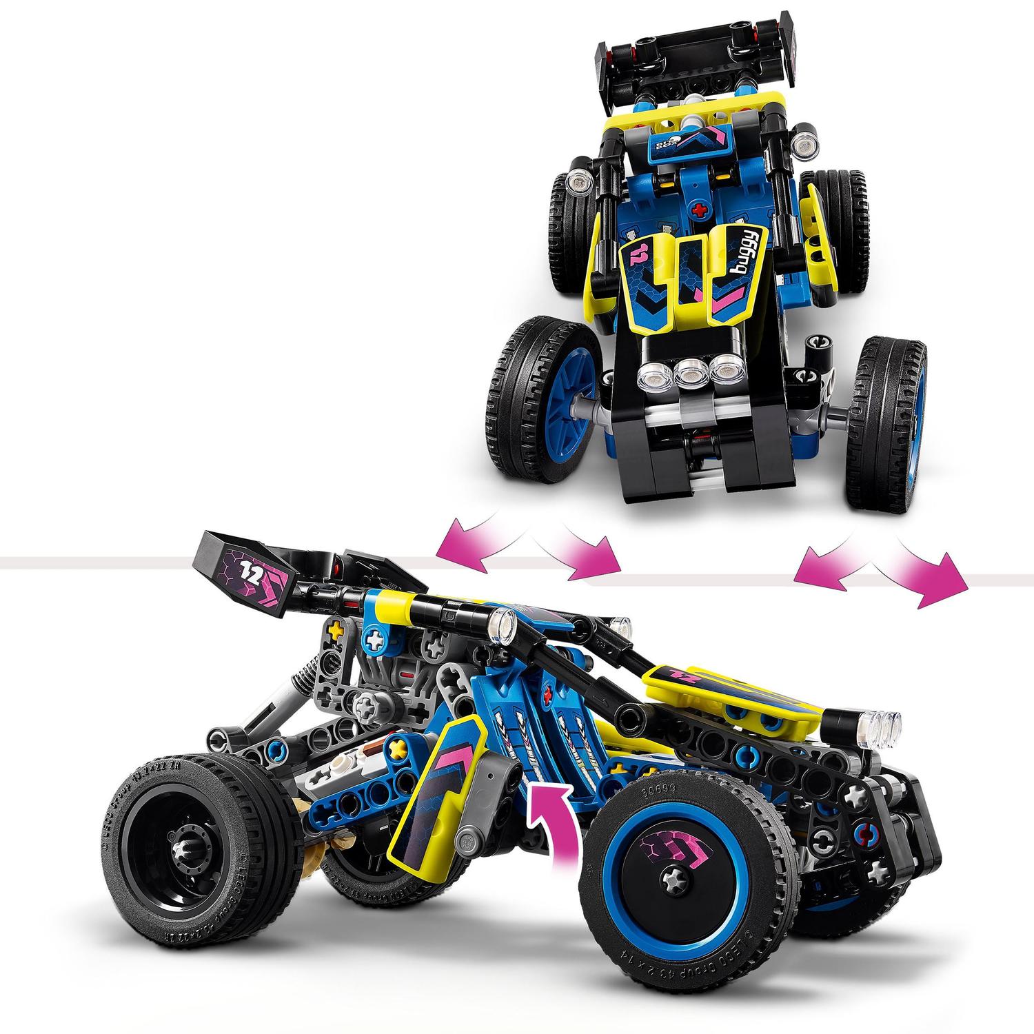 Buggy de Corrida Todo-o-Terreno Lego Technic 4