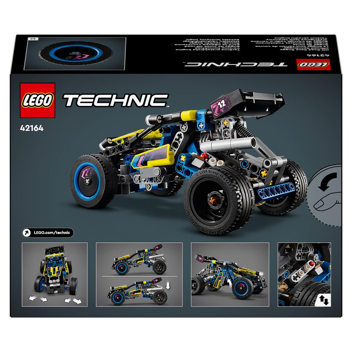 Buggy de Corrida Todo-o-Terreno Lego Technic 8