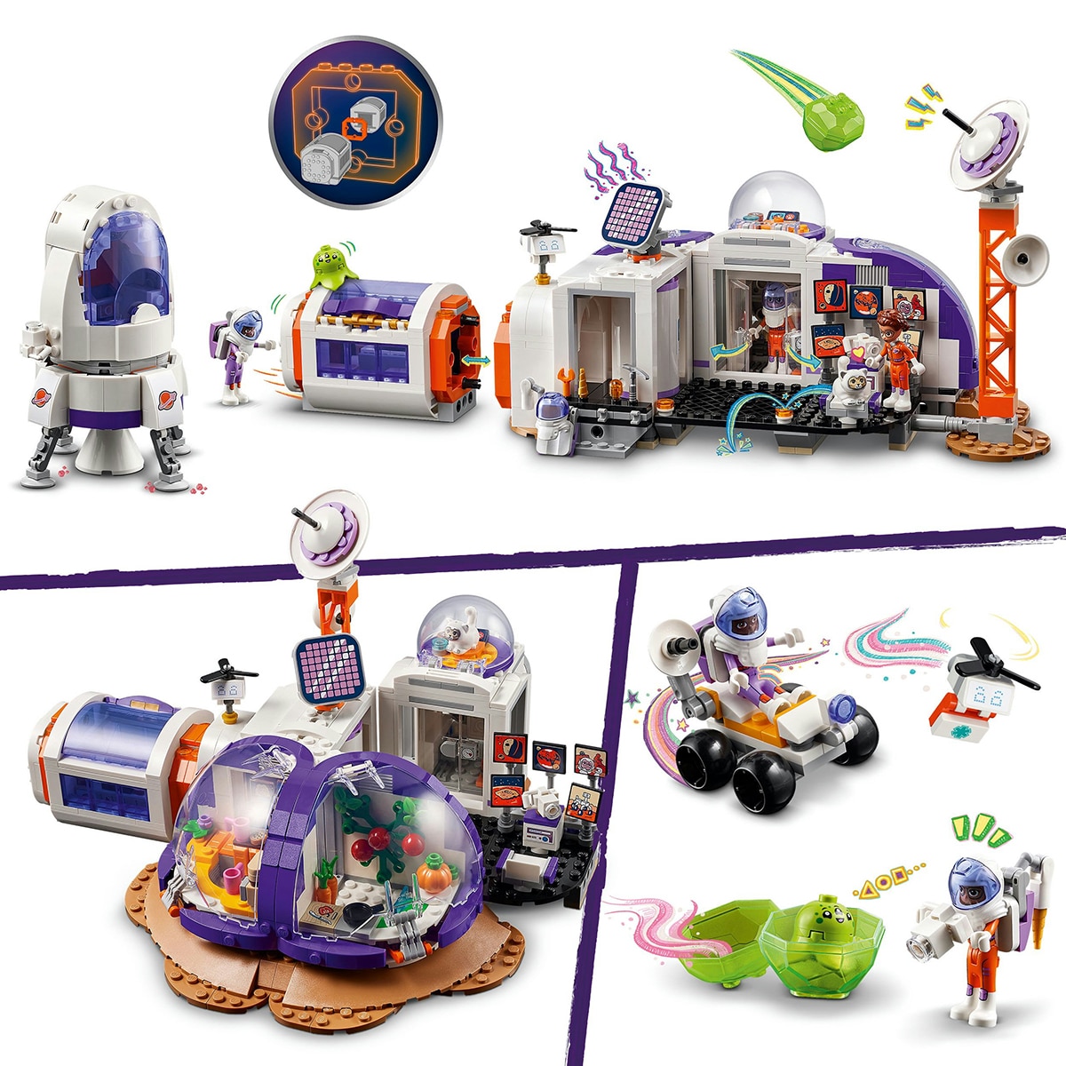 Juguete de construcción Base Espacial de Marte y Cohete LEGO Friends - 42605 6