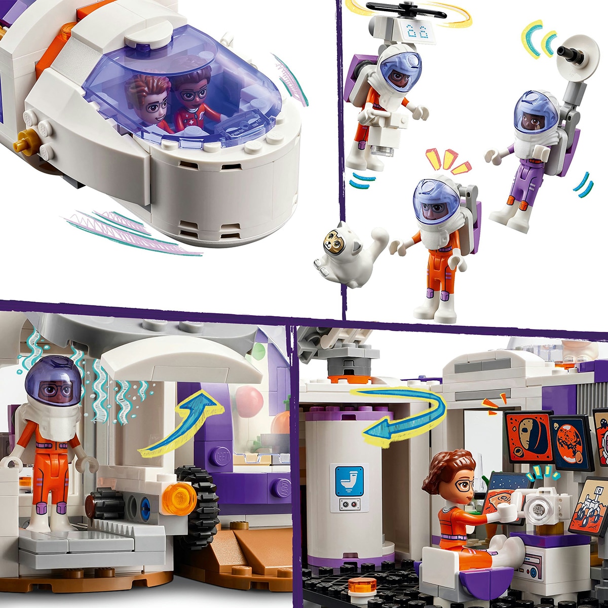 Juguete de construcción Base Espacial de Marte y Cohete LEGO Friends - 42605 7