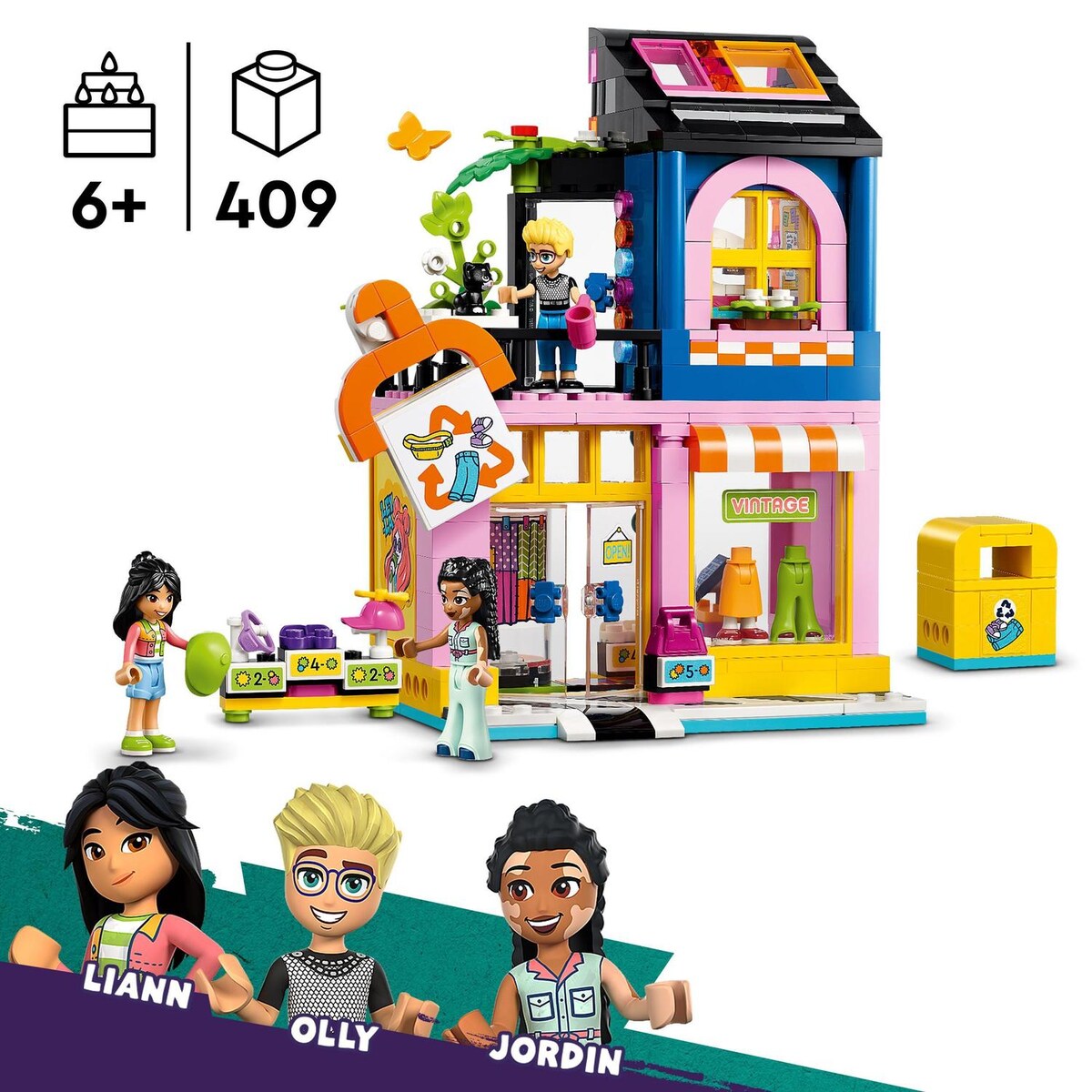 Juguete de construcción Tienda de Moda Retro LEGO Friends 42614