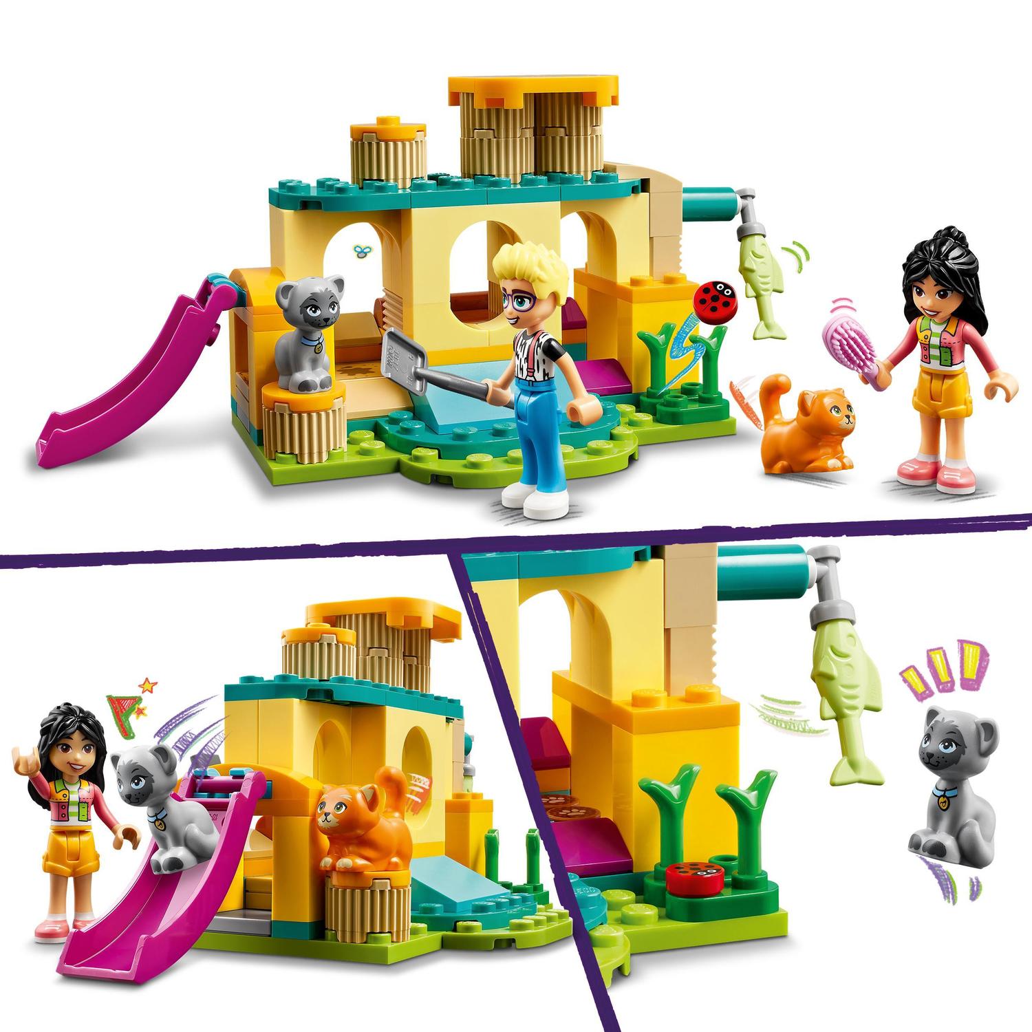 Aventura no Parque para Gatos Lego Friends 4