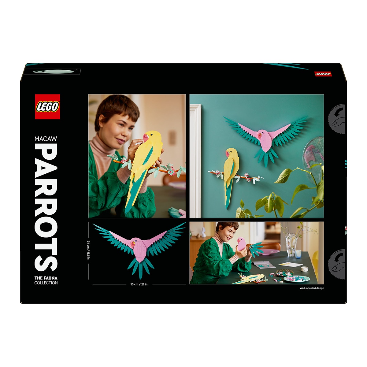 A Coleção de Fauna - Araras Lego Art 10