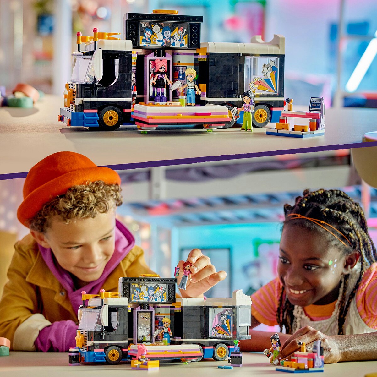 Autocarro de Tour de Estrela Pop Lego Friends 4