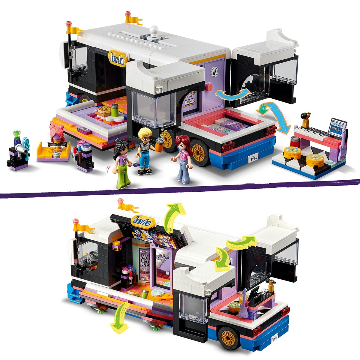Autocarro de Tour de Estrela Pop Lego Friends 6